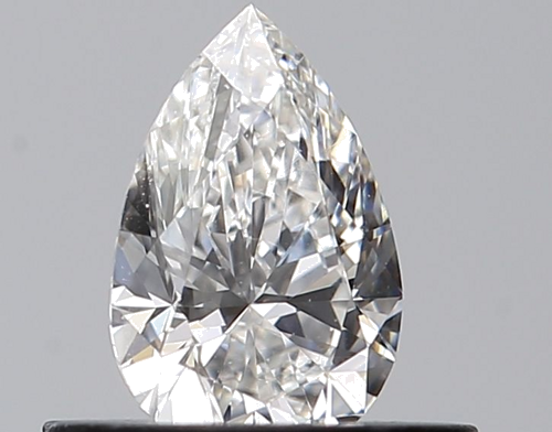 0.41 carat E-VVS1 Natūralus Pear Deimantas (1)