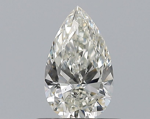 0.59 carat I-SI1 Natūralus Pear Deimantas (1)
