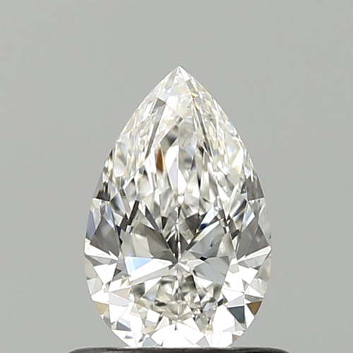 0.6 carat G-VS2 Natūralus Pear Deimantas (1)