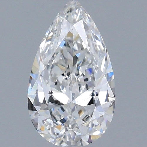 0.4 carat F-VS1 Natūralus Pear Deimantas (1)
