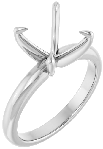 Sužadėtuvių Žiedas „Solitaire“ 950 Platinos Square 7mm (1)