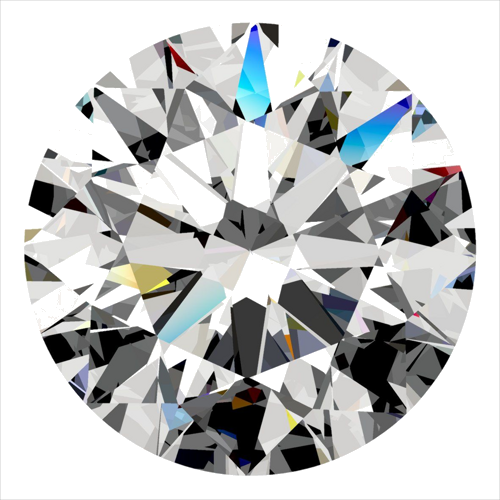 0.3 carat F-VS2 Excellent cut Natūralus Round Deimantas (1)