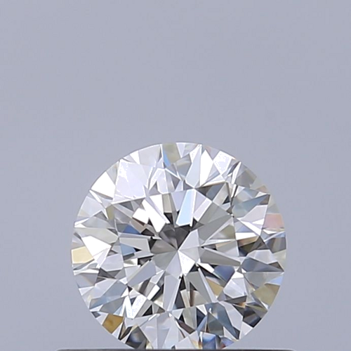 0.51 carat F-VVS2 Excellent cut Natūralus Round Deimantas (1)
