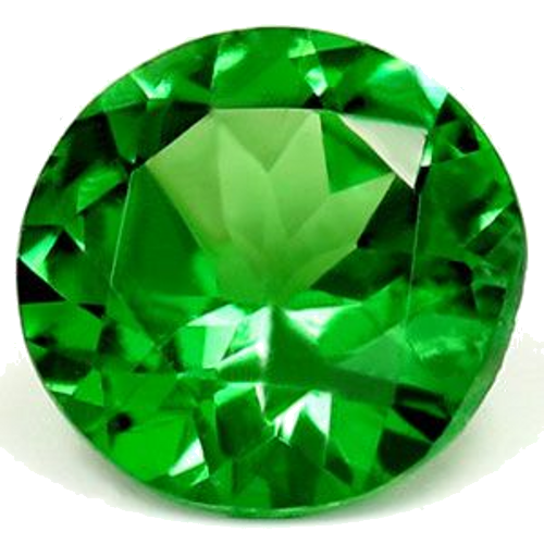 0.48 carat GREEN Round Garnet (1)