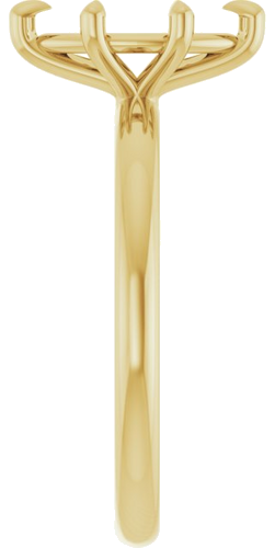 Sužadėtuvių Žiedas „Claw-Prong“ 10k yellow gold Marquise 10mm x 5mm (4)