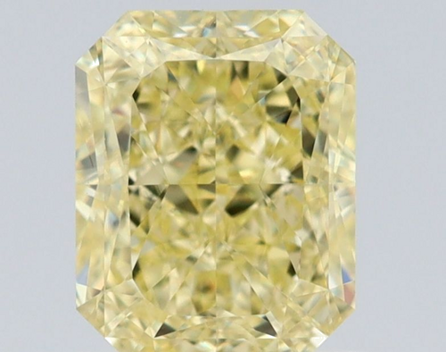 1.02 carat Fancy Yellow-VVS1 Natūralus Radiant Deimantas (1)