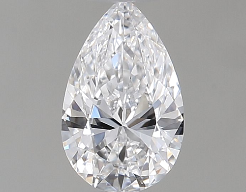 0.25 carat D-VVS2 Natūralus Pear Deimantas (1)