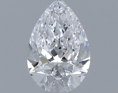 0.36 carat D-VS2 Natūralus Pear Deimantas (1)