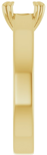 Sužadėtuvių Žiedas „Solitaire“ 585 Geltonojo Aukso Round 7mm (4)