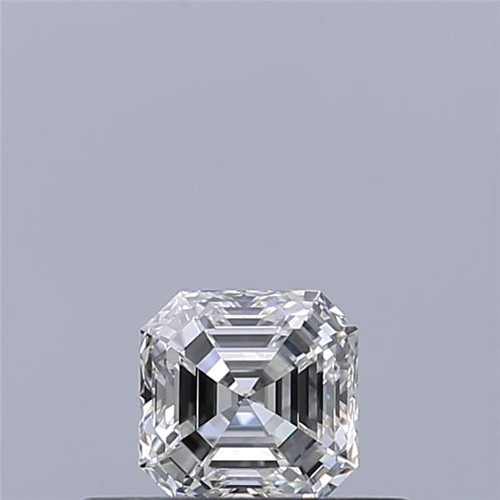 0.31 carat F-VVS2 Natūralus Asscher Deimantas (1)