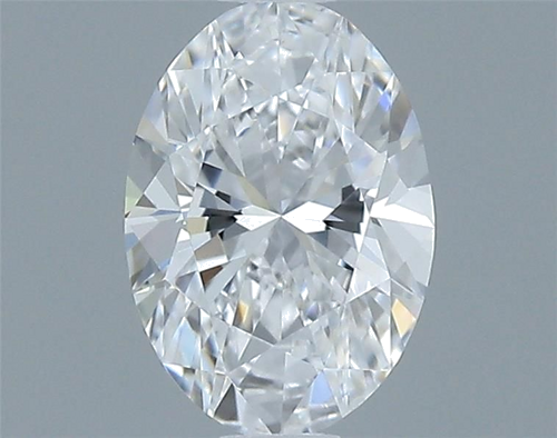 0.4 carat D-VVS2 Natūralus Oval Deimantas (1)
