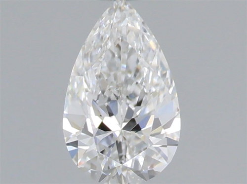 0.53 carat E-VVS1 Natūralus Pear Deimantas (1)