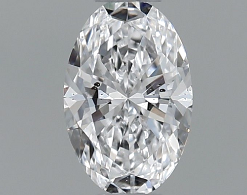 0.4 carat D-SI2 Natūralus Oval Deimantas (1)