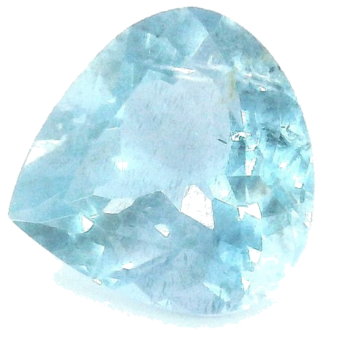 0.7 carat BLUE Pear Aquamarine (1)