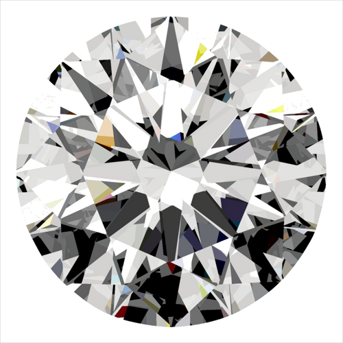 0.31 carat H-SI1 Excellent cut Natūralus Round Deimantas (1)