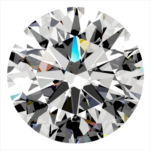 0.35 carat H-VS1 Excellent cut Natūralus Round Deimantas (1)