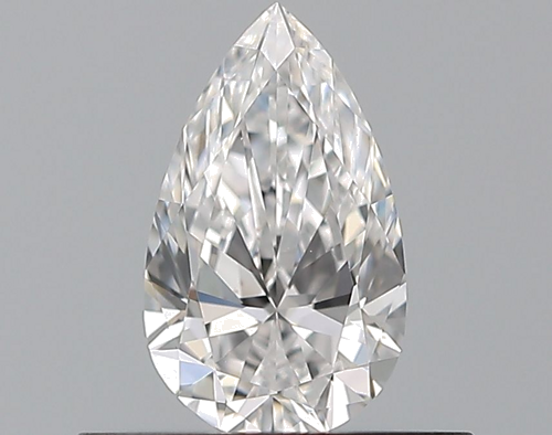 0.37 carat D-VVS2 Natūralus Pear Deimantas (1)