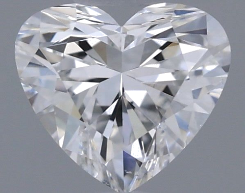 0.45 carat E-SI2 Natūralus Heart Deimantas (1)