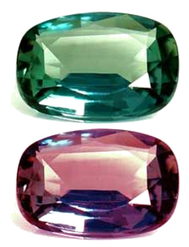 0.13 carat GREEN Cushion Alexandrite (1)