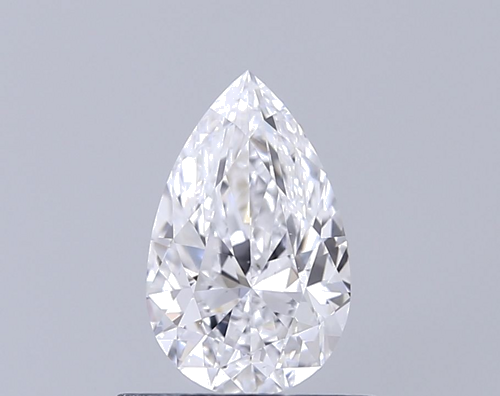 0.7 carat D-VS2 Natūralus Pear Deimantas (1)