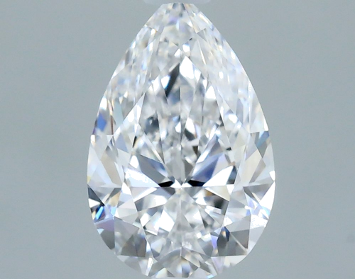 0.7 carat D-IF Natūralus Pear Deimantas (1)
