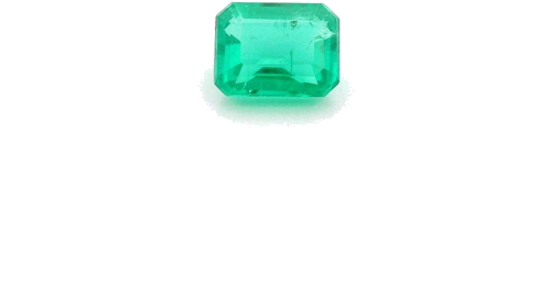 0.57 carat GREEN STEP cut Octagonal Smaragdas (1)