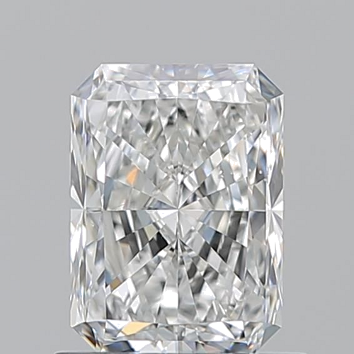 1.01 carat F-SI1 Natūralus Radiant Deimantas (1)