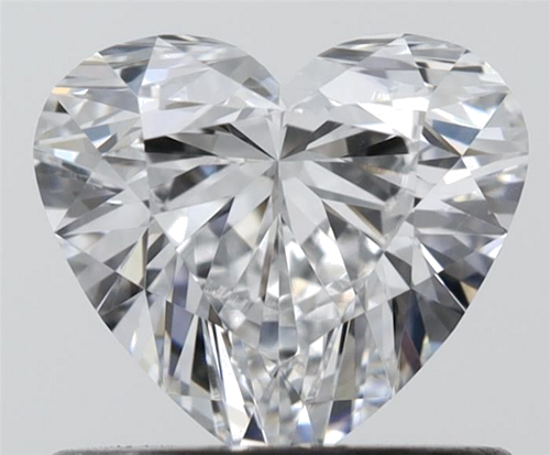0.61 carat E-VS1 Natūralus Heart Deimantas (1)