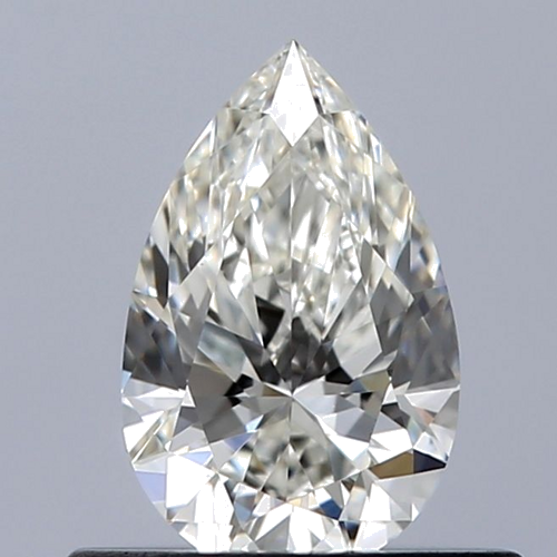 0.42 carat H-VVS2 Natūralus Pear Deimantas (1)