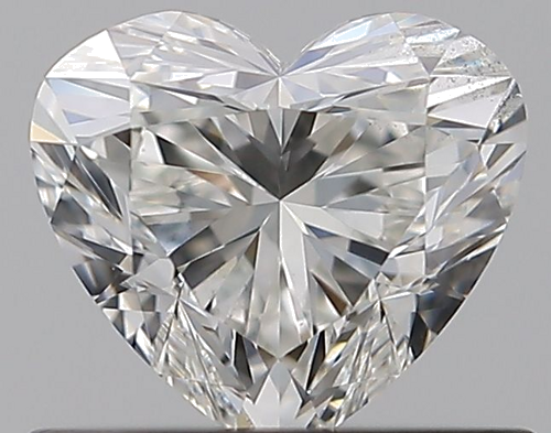 0.6 carat G-SI1 Natūralus Heart Deimantas (1)