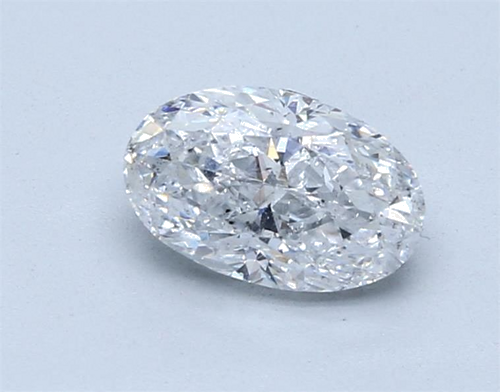 1.5 carat D-SI2 Natūralus Oval Deimantas (1)