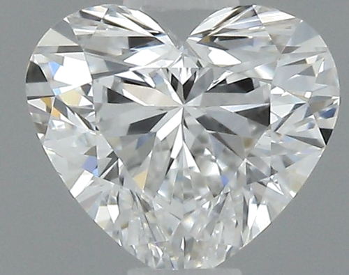 0.5 carat E-VS2 Natūralus Heart Deimantas (1)