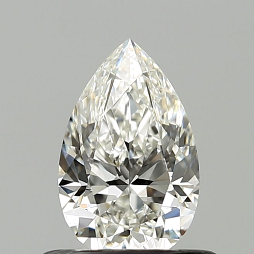 0.52 carat G-VVS1 Natūralus Pear Deimantas (1)