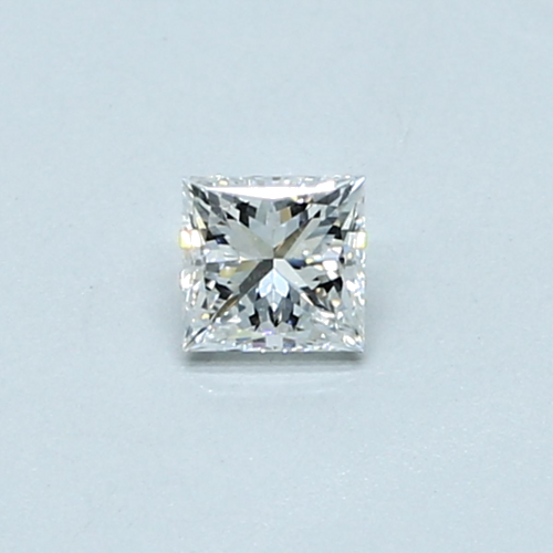 0.23 carat D-VVS2 Natūralus Princess Deimantas (1)
