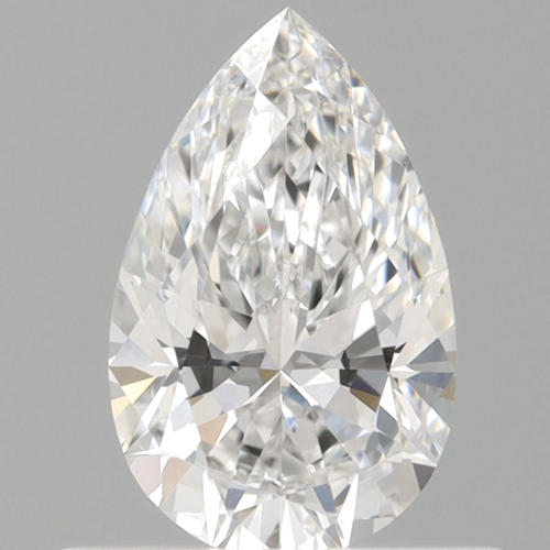 0.55 carat E-VVS1 Natūralus Pear Deimantas (1)
