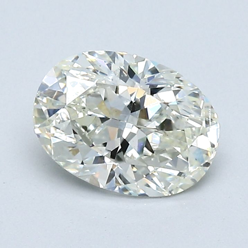 1.0 carat K-SI1 Natūralus Oval Deimantas (1)