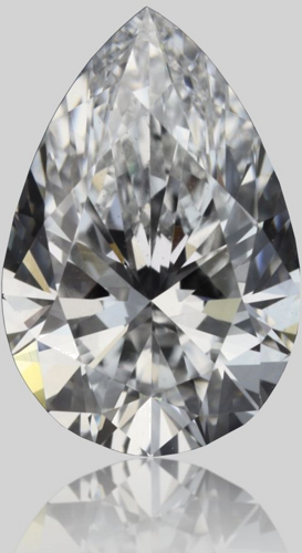 0.56 carat E-VS1 Natūralus Pear Deimantas (1)