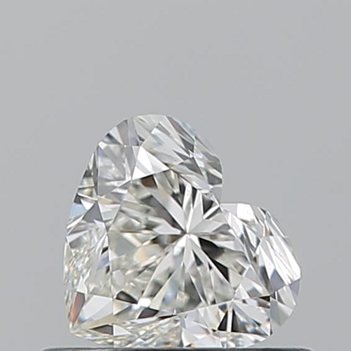 0.51 carat I-VVS1 Natūralus Heart Deimantas (1)