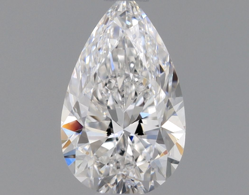 0.35 carat D-VVS2 Natūralus Pear Deimantas (1)