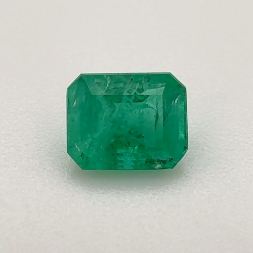 0.65 carat GREEN STEP cut Octagonal Smaragdas (1)