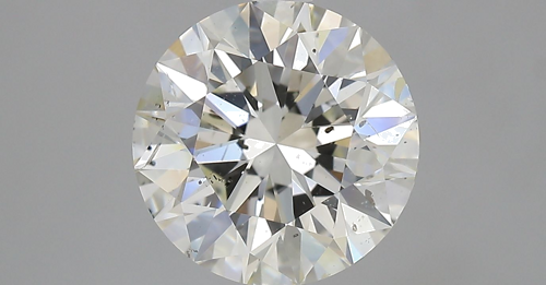 3.01 carat J-SI2 Excellent cut Natūralus Round Deimantas (1)