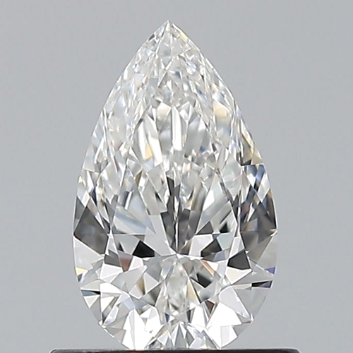 0.66 carat F-VS1 Natūralus Pear Deimantas (1)