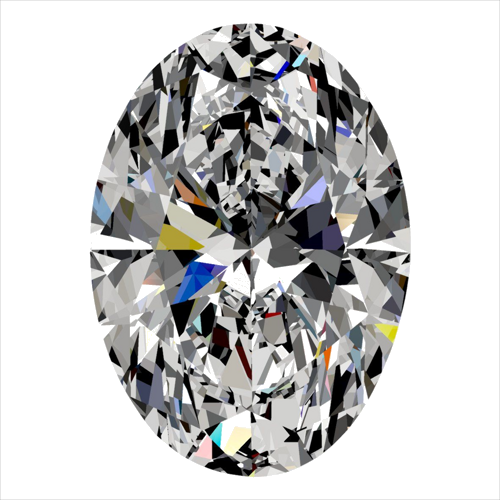 0.41 carat F-VVS1 Natūralus Oval Deimantas (1)