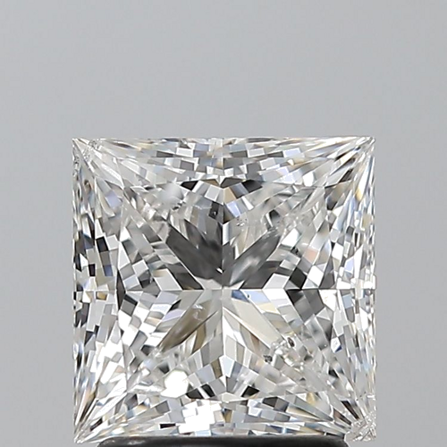 2.06 carat F-SI2 Natūralus Princess Deimantas (1)