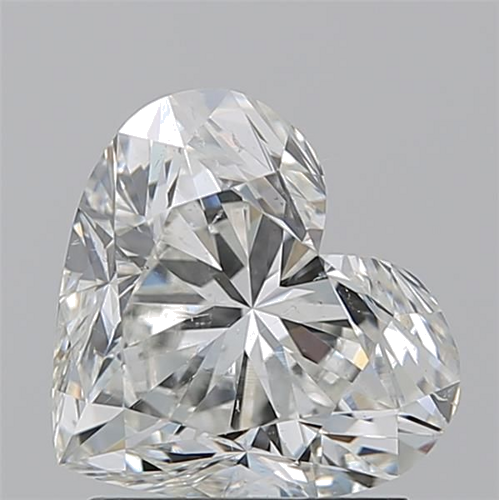 1.7 carat H-SI1 Natūralus Heart Deimantas (1)