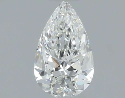 0.74 carat F-VS2 Natūralus Pear Deimantas (1)