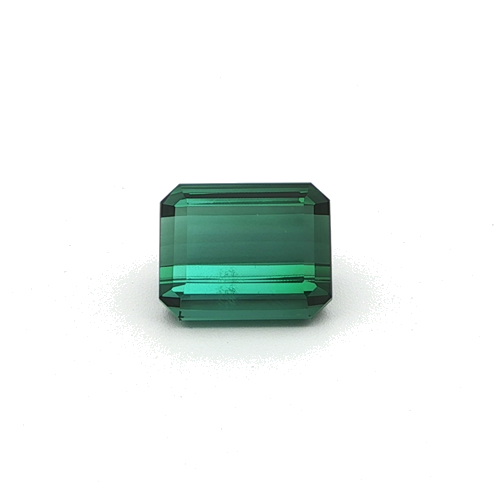 5.27 carat GREEN STEP cut Octagonal Tourmaline (1)