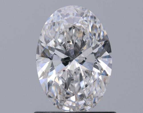 0.9 carat F-SI2 Natūralus Oval Deimantas (1)