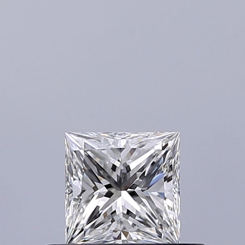 0.4 carat F-VVS1 Natūralus Princess Deimantas (1)