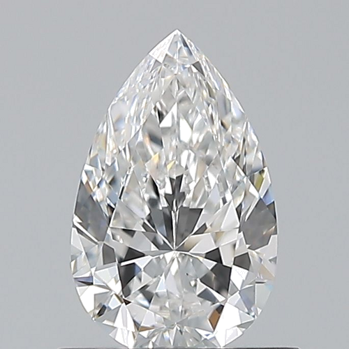 0.7 carat E-VVS1 Natūralus Pear Deimantas (1)